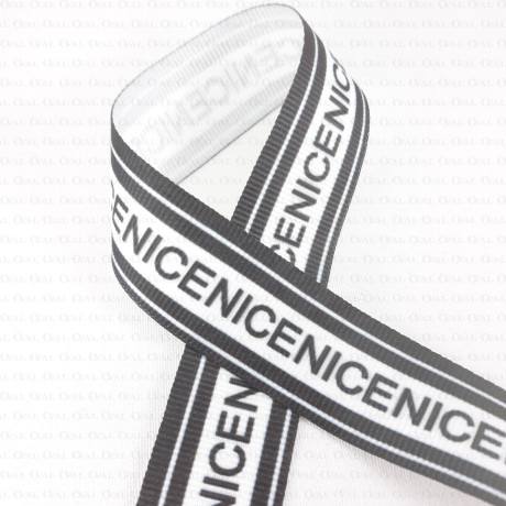 Decorative tape with inscriptions 25 mm /1 or 50 m 2710