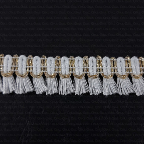 Decorative tape with tassels 15mm/1y 2304