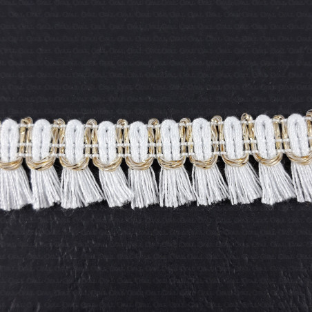 Decorative tape with tassels 15mm/1y 2304