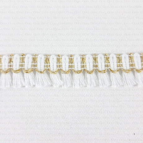 Decorative tape with tassels 15mm/1y 2304