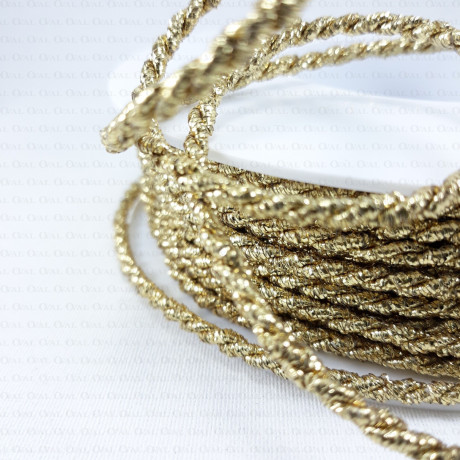Decorative gold cord 3mm/1 2711