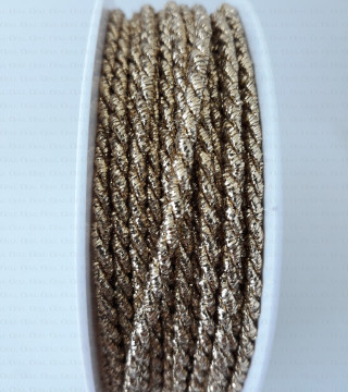 Sznurek ozdobny złoty 3mm/1 lub 25m  2711