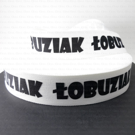 Taśma ozdobna z napisami 30mm 2712