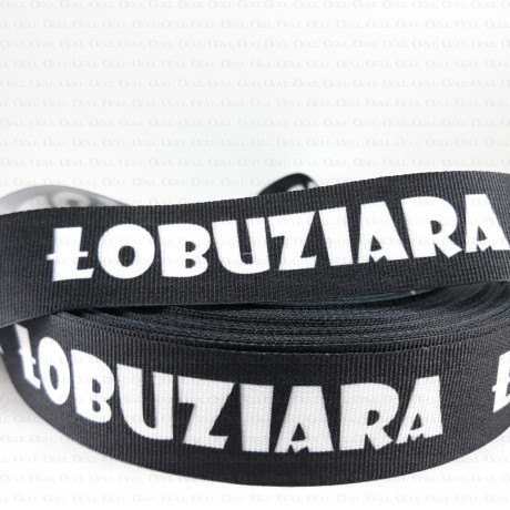 Taśma ozdobna z napisami 30mm 2713