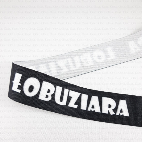 Taśma ozdobna z napisami 30mm 2713