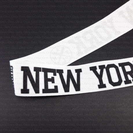 ribbon with inscription, New York ribbon