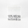 Label raw material composition, washing instructions WOOL 2726