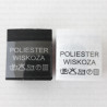 Label raw material composition, washing instructions POLYESTER 1229