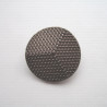 Plastic button dark nickel 25mm no. 624