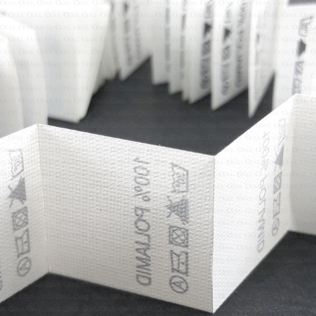 Label raw material composition, washing instruction VISCOSE 2753