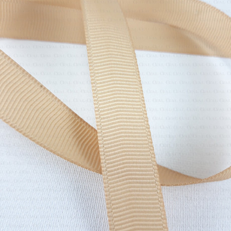 Grosgrain ribbon 13mm/5m beige 2758