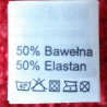 Label raw material composition, washing instructions COTTON 2763