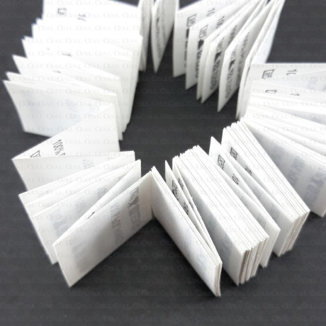 Label raw material composition, washing instructions COTTON 2763