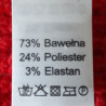 Label: raw material composition, washing instructions COTTON 2773