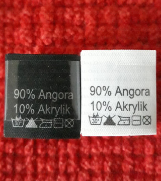 Wszywka skład surowcowy,przepis prania AKRYL  2778