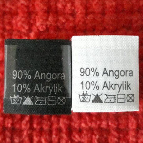 Wszywka skład surowcowy,przepis prania AKRYL  2778
