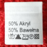 Label: raw material composition, washing instructions ACRYLIC 2780