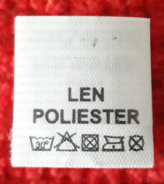 Wszywka skład surowcowy,przepis prania LEN 2783