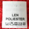 Label with raw material composition, washing instructions FLAX 2783
