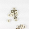 Brass, stainless steel eyelets 5mm/200pcs 2800