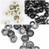 Brass, stainless steel eyelets 5mm/200pcs 2800