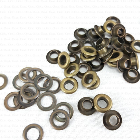 Steel eyelets 5mm/200pcs 2802