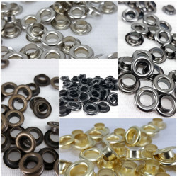 Oczka stalowe 6mm/200szt 2803 Oczka stalowe 6mm/200szt 2803