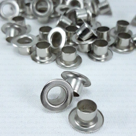 Oczka stalowe 6mm/200szt  PŁASKIE  2805