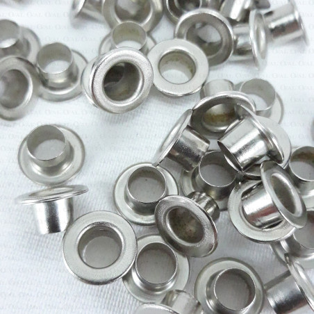 Oczka stalowe 6mm/200szt  PŁASKIE  2805