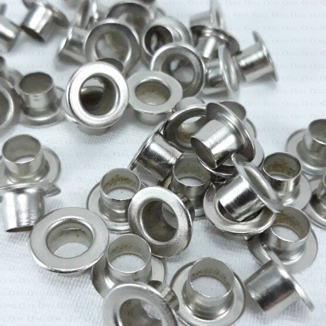 Oczka stalowe 6mm/200szt  PŁASKIE  2805