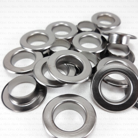 Oczka stalowe 15mm/200szt  PŁASKIE  2807