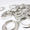 Steel eyelets 21mm/20pcs FLAT with prongs 2808