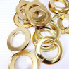 Steel eyelets 21mm/20pcs FLAT with prongs 2808