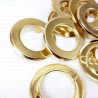 Steel eyelets 21mm/20pcs FLAT with prongs 2808