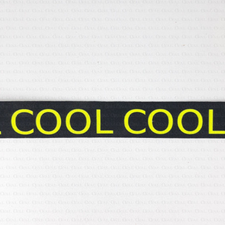 Decorative tape with inscriptions 25mm /1 or 50m 2296