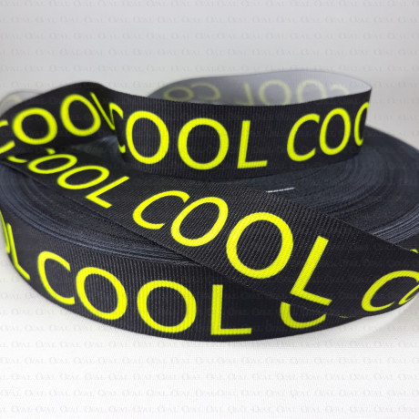 Decorative tape with inscriptions 25mm /1 or 50m 2296