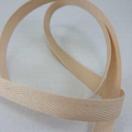 Cotton herringbone tape 10mm / 50m 2817