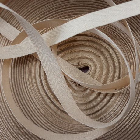 Cotton herringbone tape 10mm / 50m 2817