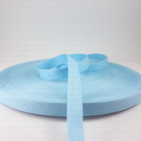 Cotton herringbone tape 10mm / 50m 2819