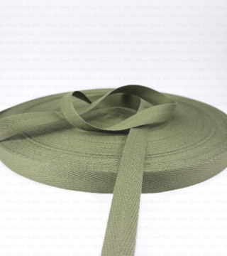 Cotton herringbone tape 10mm / 50m 2822