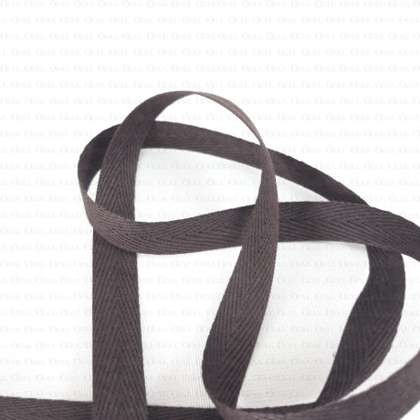 Cotton herringbone tape 10mm / 50m 2824