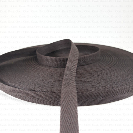 Cotton herringbone tape 10mm / 50m 2824