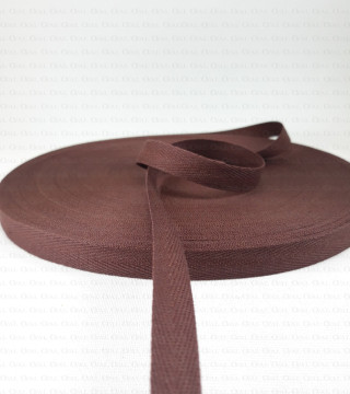 Cotton herringbone tape 10mm / 50m 2825