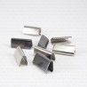 Stainless steel clamp end 15mm/1 or 100 pcs 1497