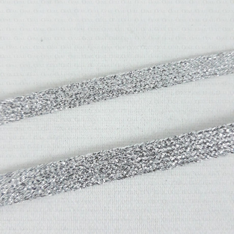 Taśma ozdobna 6mm,8mm,srebrna 2226
