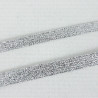 Decorative tape 6mm, 8mm, 10mm / 25m silver 2226