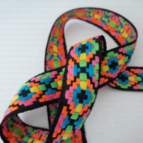 Ethnic decorative tape 25mm 2843