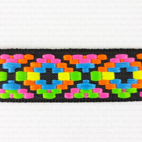 Ethnic decorative tape 25mm 2843