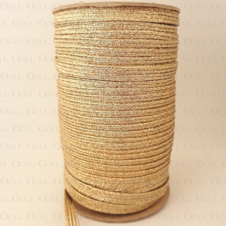 Guma 5mm/1 lub 50m złota   2844