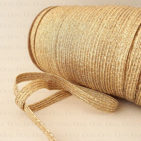 Elastic 5mm/1 or 50m gold 2844